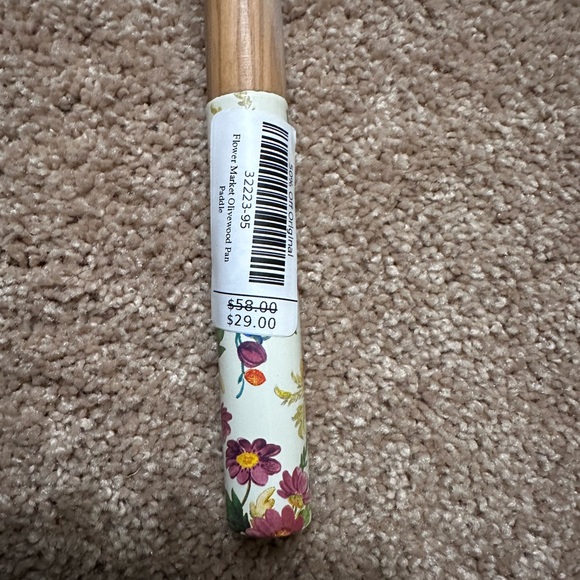 MacKenzie Childs Flower Market Olivewood Pan - Picture 5 of 5